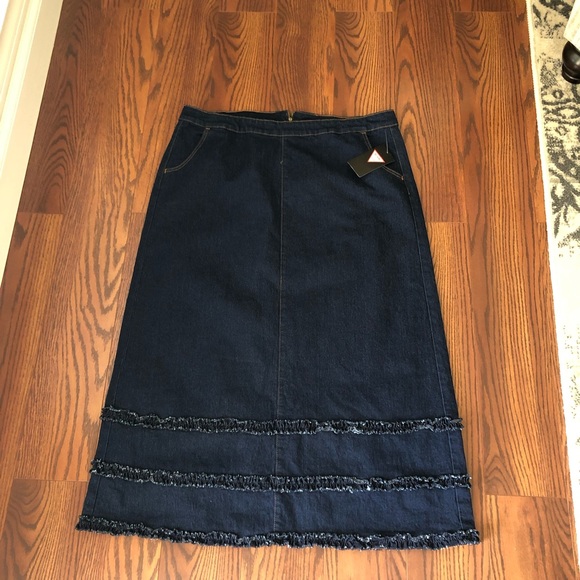 Dresses & Skirts - On hold🛑 dont buy! Maxi denim skirt.